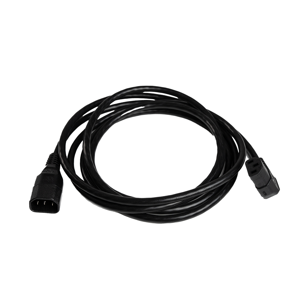 Right angle international extension power cord AIRFLOW® STATION