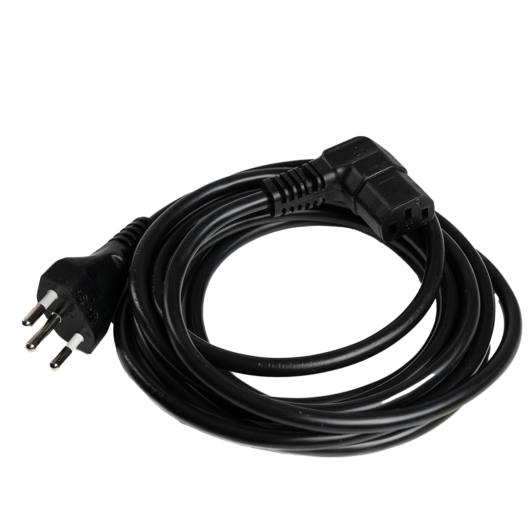 Right angle power cord